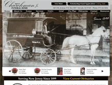 Tablet Screenshot of churchmanfuneralhome.com